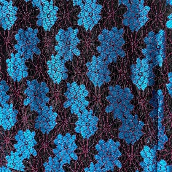 Marina Kaneva Plus Size Floral Lace Dress Size 18 - Picture 5 of 10